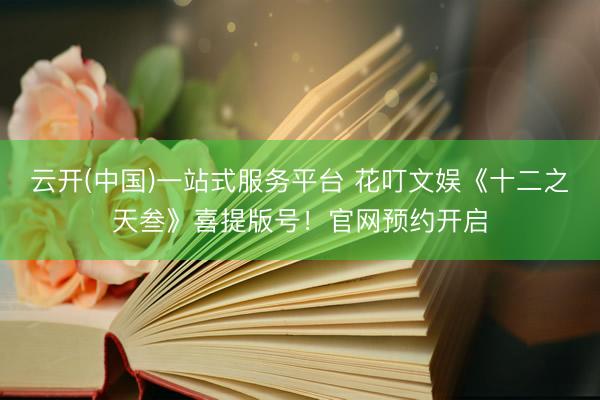 云开(中国)一站式服务平台 花叮文娱《十二之天叁》喜提版号！官网预约开启